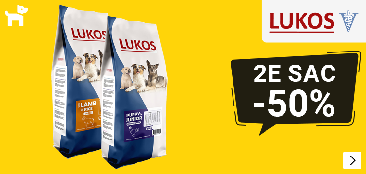 LUKOS 2e zak -50% korting DOG